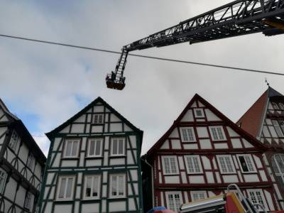 Vorf�hrung Drehleiter