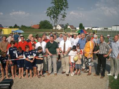 Beliebt: Der neue Sport- und Freizeitpark wurde von Familien und Jugendlichen gut angenommen und ldt mit tollen Spielmglichkeiten zur Freizeitgestaltung ein.