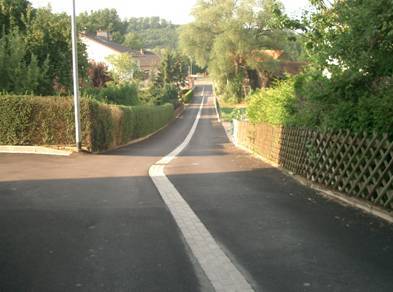 Endausbau des Postweges im Stadtteil Ungedanken.